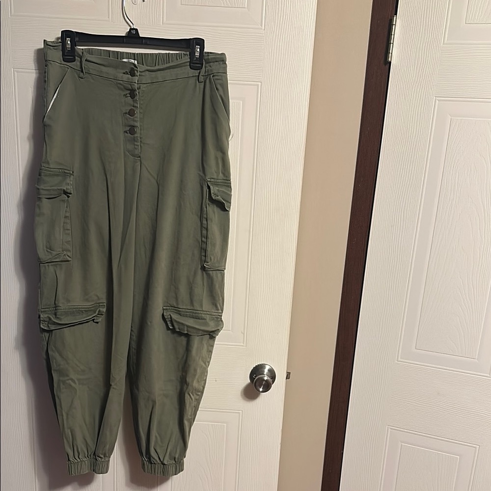 Olive Cargo Pants